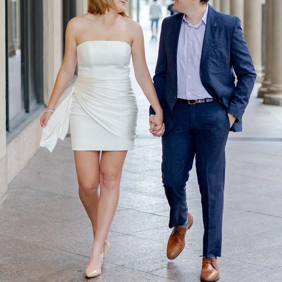 Cinq a Sept Kennith Dress - Strapless Mini - Picture 5 of 6